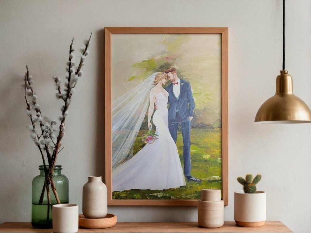 Retratos personalizados bodas